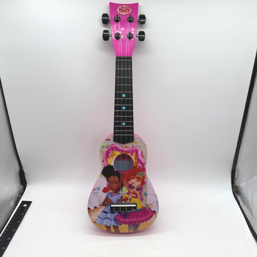 Discovery Disney Fancy Nancy Soprano Ukulele guitar Pink Kids Musical Toy